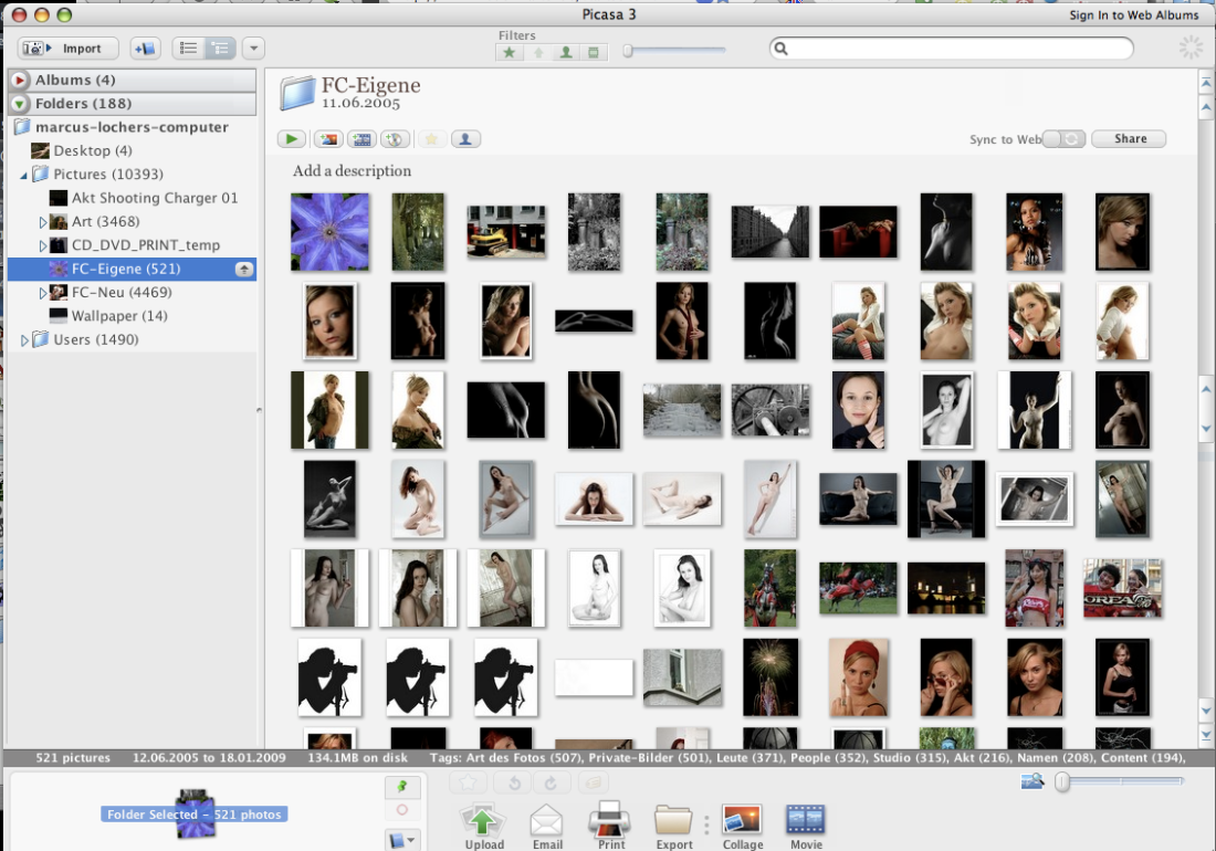 Picasa-Screenshot